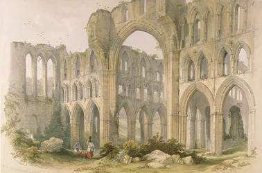 Rievaulx Abbey, the Transept and Choir, from 